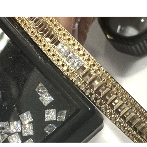14K Yellow Gold Diamond Bracelet – Custom Jewelry Huntington Park