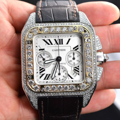 Cartier Diamond Watch Custom Luxury Ayala’s Jewelry LA