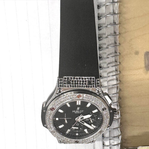 Hublot Genève Watch with Diamond Set Custom Dial