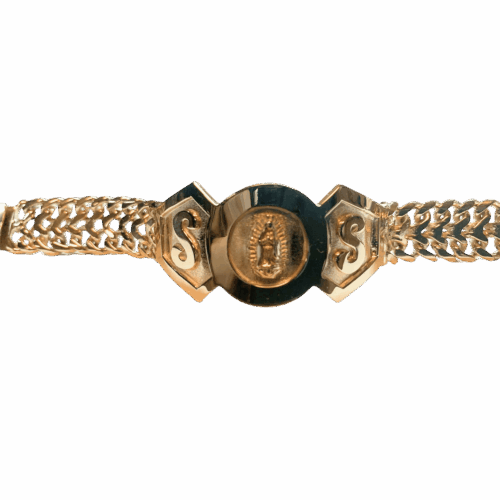 14K Gold Virgin Mary Bracelet – Custom Jewelry Huntington Park